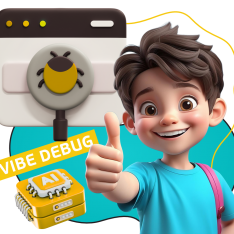 Тестирование & Vibe Debug. Охотники за багами - КИБЕРшкола программирования для детей, компьютерные курсы для школьников, начинающих и подростков - KIBERone г. Королев