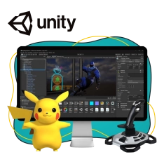Мир игр на Unity 2D на популярном движке + AI-помощники - КИБЕРшкола программирования для детей, компьютерные курсы для школьников, начинающих и подростков - KIBERone г. Королев