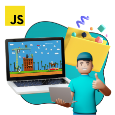Программирование на JavaScript. Учимся создавать игры! - КИБЕРшкола программирования для детей, компьютерные курсы для школьников, начинающих и подростков - KIBERone г. Королев