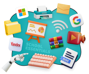 Цифровая база для школьника - КИБЕРшкола программирования для детей, компьютерные курсы для школьников, начинающих и подростков - KIBERone г. Королев