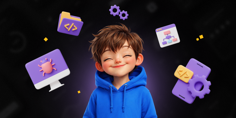 Идеальный сайт с нуля: код, дизайн и AI-помощник - КИБЕРшкола программирования для детей, компьютерные курсы для школьников, начинающих и подростков - KIBERone г. Королев